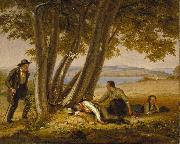 William Sidney Mount Caught Napping (Boys Caught Napping in a Field) Germany oil painting artist